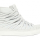 Damir Doma Cut Out & Embossed Leather Sneakers