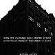 Atelier Closing Sale
