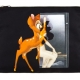 Givenchy Black Nylon Baby Deer Print Pouch