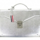 Thom Browne Silver Briefcase for Dover Street Market