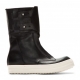 Rick Owens Black Monk Strap Military Dunk Boots