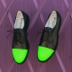 Del Toro 3M Neon Green Toe Cap Oxford