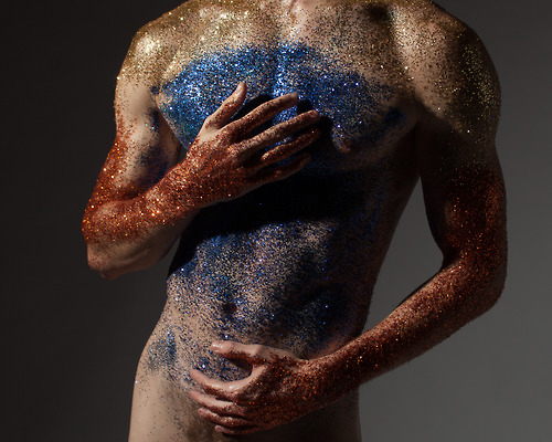 glitter scrub