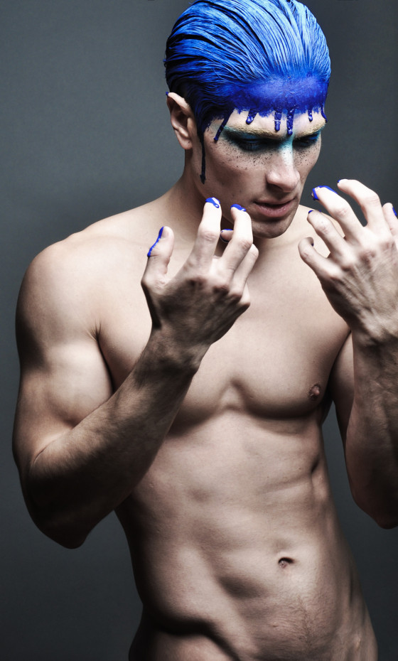 blue
